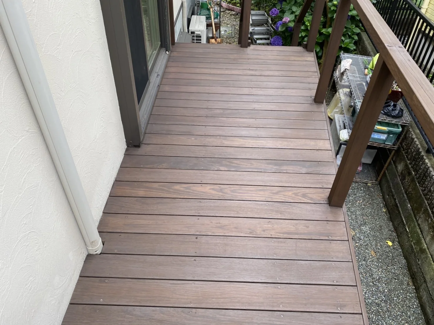 ウッドデッキ施工後